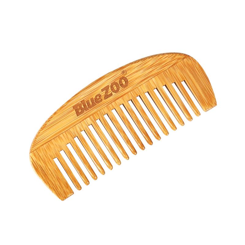 1 Pcs Natuurlijke Bamboe Haar Kam Massage Hoofdhuid Hoofd Meridiaan Massage Kam Anti-Statische Mannen Baard Kam Haar styling Tool