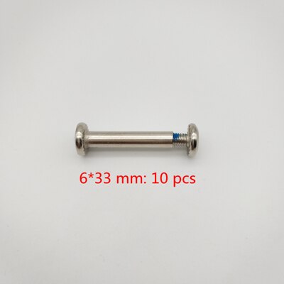 inline skate axle roller skate parts skate screw scooter axle 6x30 mm 10 pcs / lot: 6x33