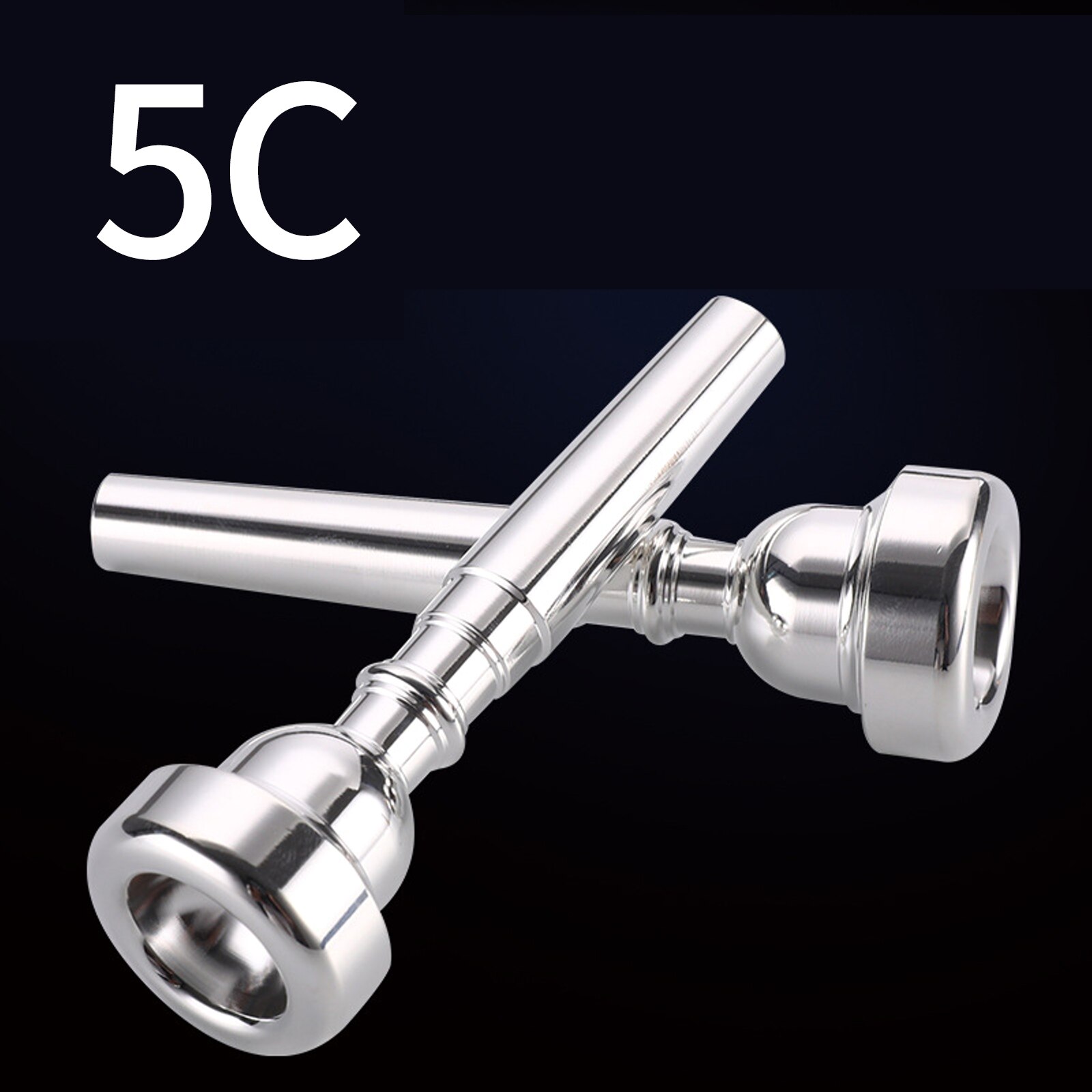 Trompet Mondstuk Meg 1.5C 3C 5C 7C Verzilverd Koper Lichtgewicht Praktijk Trompet Mondstuk Voor Instrumenten Accessoires