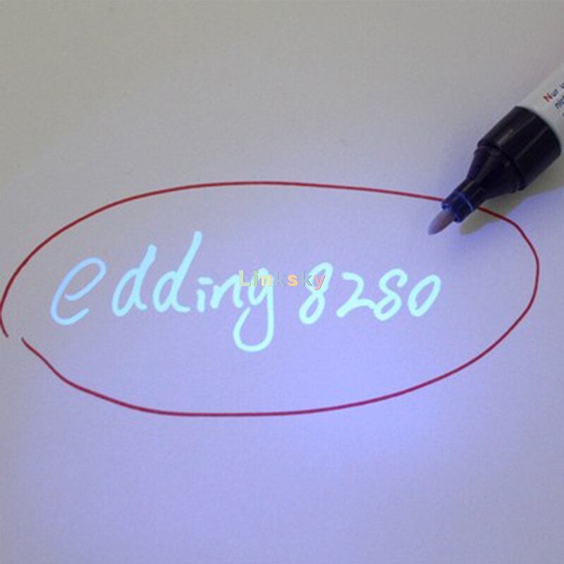 Edding 8280, Uv Marker, Uv Colour,UV Ultra Violet Security Marker Pen Postcode Marker - ,permanent, low odour