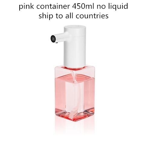 Xiaomi Eco-System Brand Lebath Auto Induction Foam Soap Dispenser Hand Washer 1500mah Battery Charge 450/250ML Capacity PK MiniJ: no liquid pink 450ml