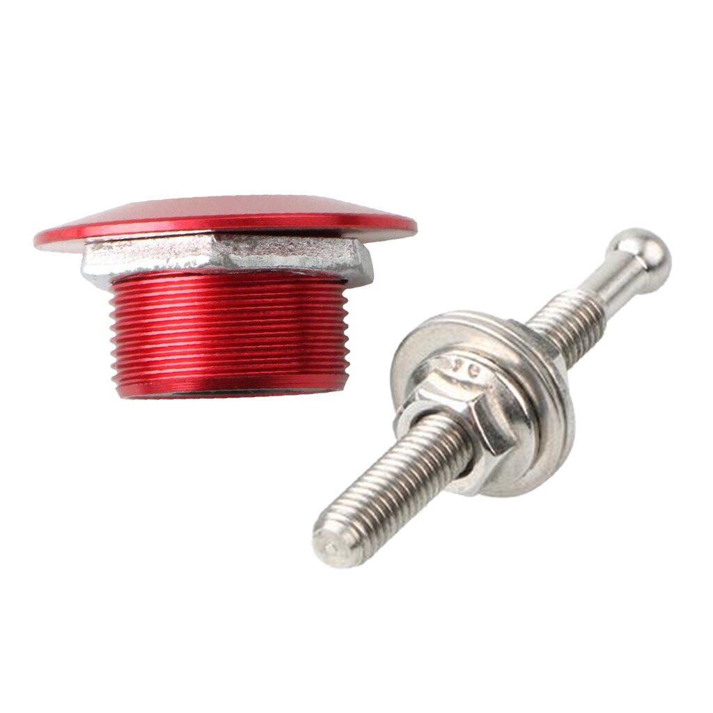 Car Bonnet Pin Hood Pins Lock Diameter 1.18 inch Installation Highly Recommended: Red