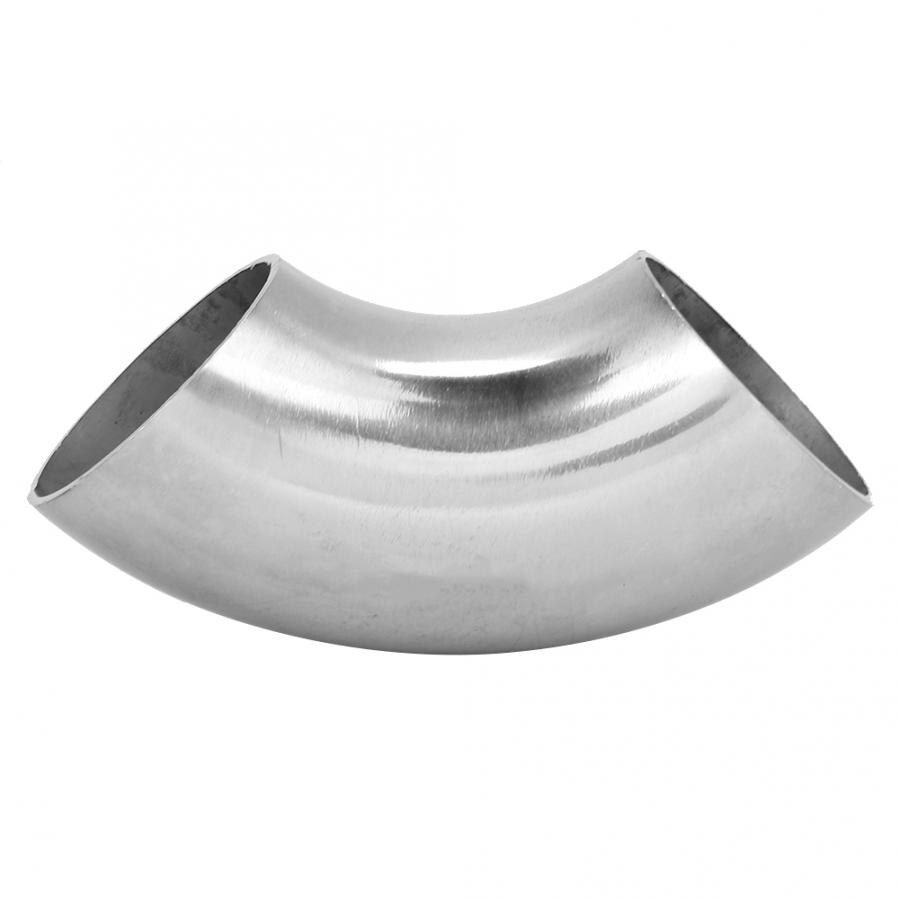 Rustfrit stål udstødnings albue 90 grader 44mm 1.75in od bøje rør fitting udstødning albue udskiftning ankomster