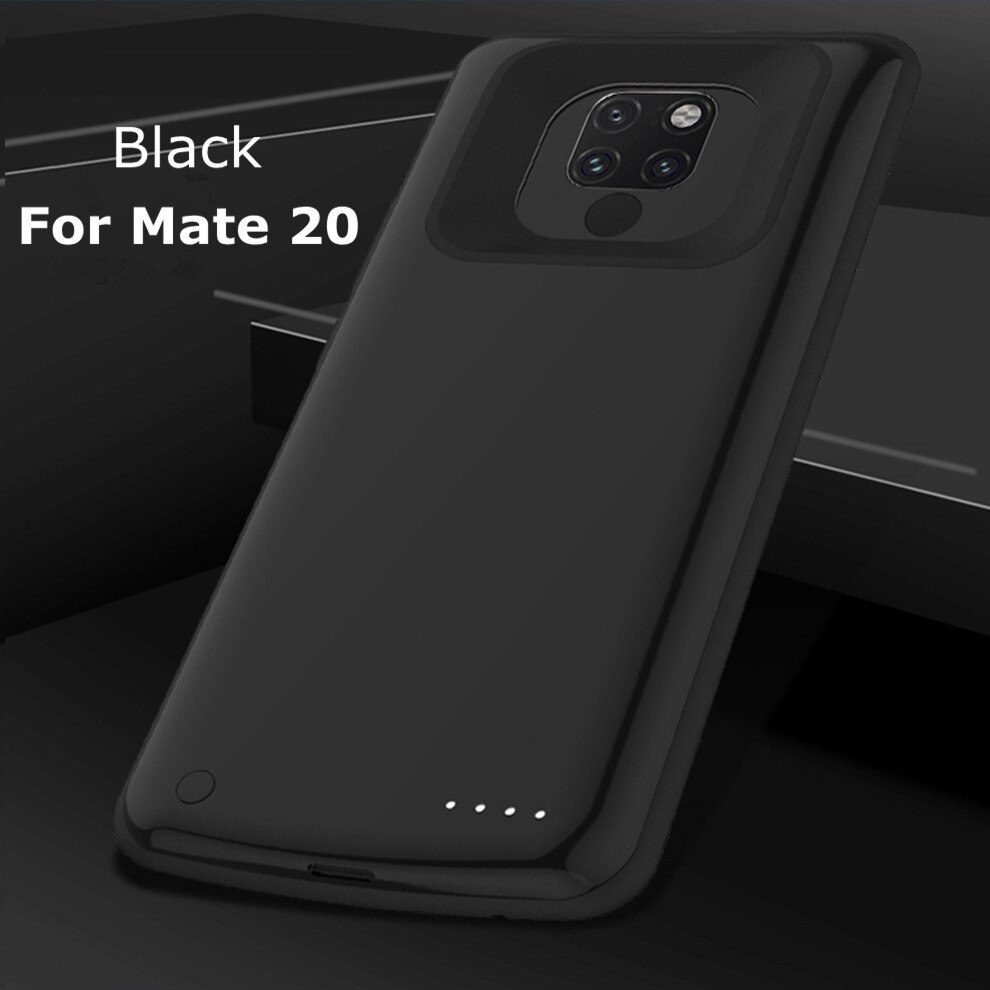 Ntspace Acculader Gevallen Voor Hauwei Mate 20 Pro Externe Batterij Power Bank Opladen Case Voor Huawei Mate 20 Batterij case: Black for Mate 20