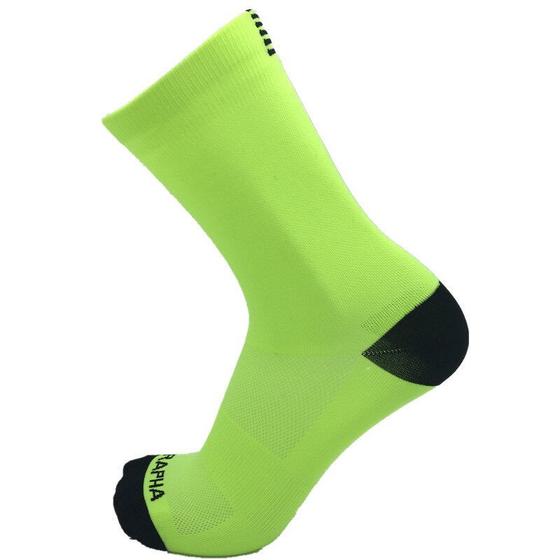 Cycling Riding Sport Socks Women Men Outdoor Hiking Basketball Socks Breathable Compression socks: Green / EU 39-45