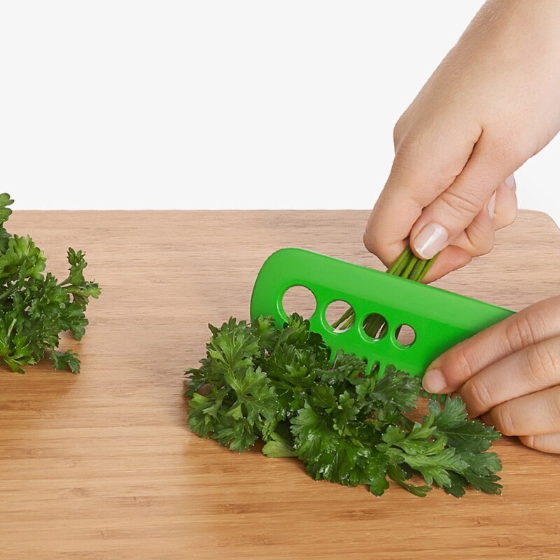 Kitchen Vegetable Leaf Peeler Good Grips Herb and Kale Stripping Comb Multi-Function Vegetable Slicer Gadget Leaf Remover Tools