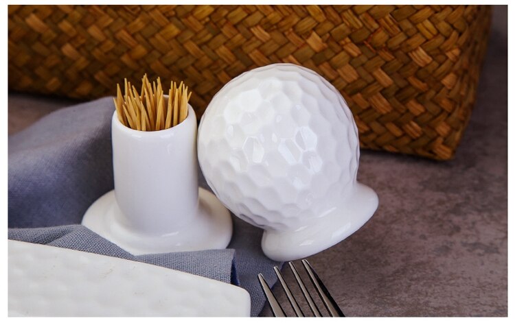 Plain white bone china toothpick holder, funny 3D water , ceramic tooth pick holder, porcelain toothpick box, wedding deco