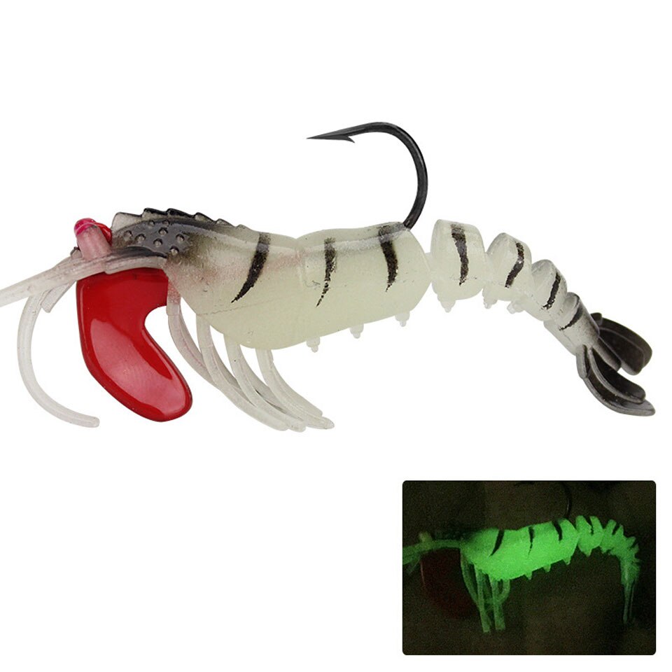 Jig Head Shrimp Carp Fishing Lure Accessories isca Artificial Bait Wobbler 9cm 13g Swimbaits Segment Crankbait