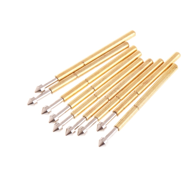 100 kpl jousimittausanturi pogo tappi  p75-e2 halkaisija 1.3mm pituus 16.5mm