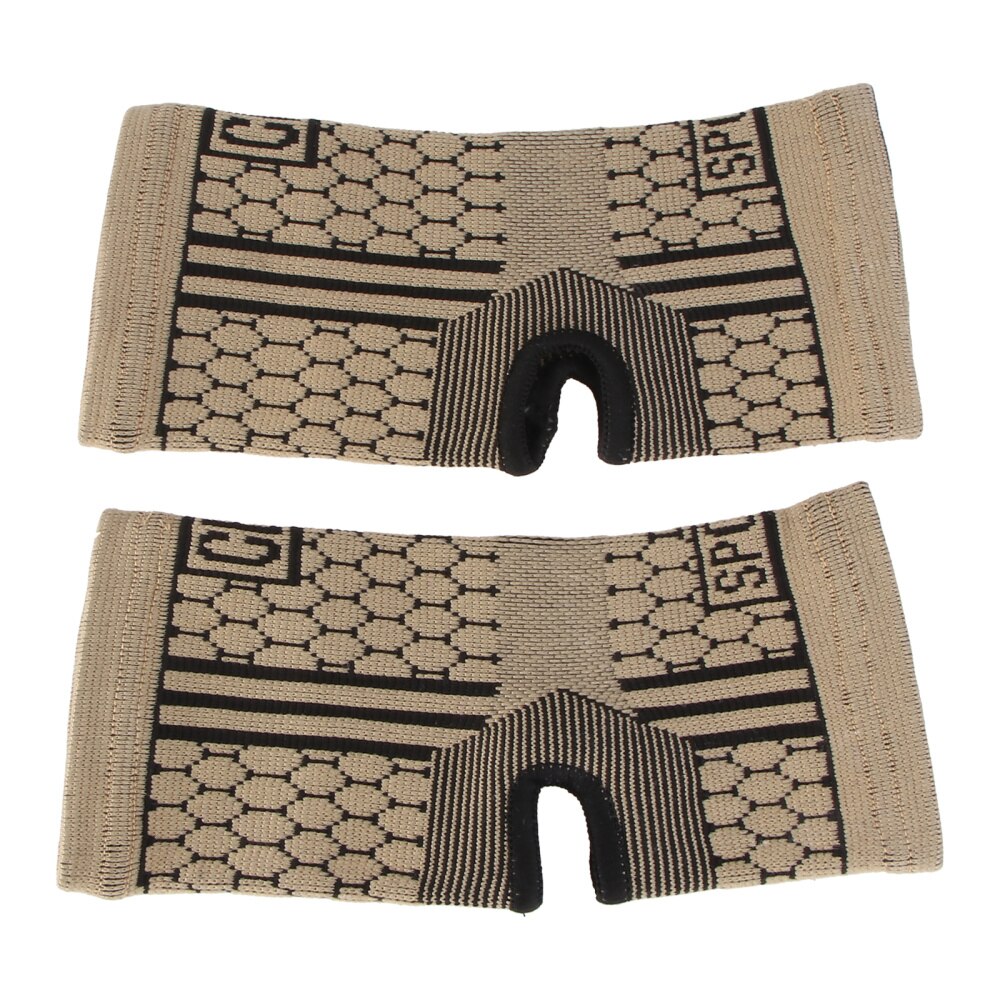 2pcs Man Woman Sports Ankle Protector Knitted Ankle Care Sleeve for Exercising Running Fitness Basketball (Free Size Ski