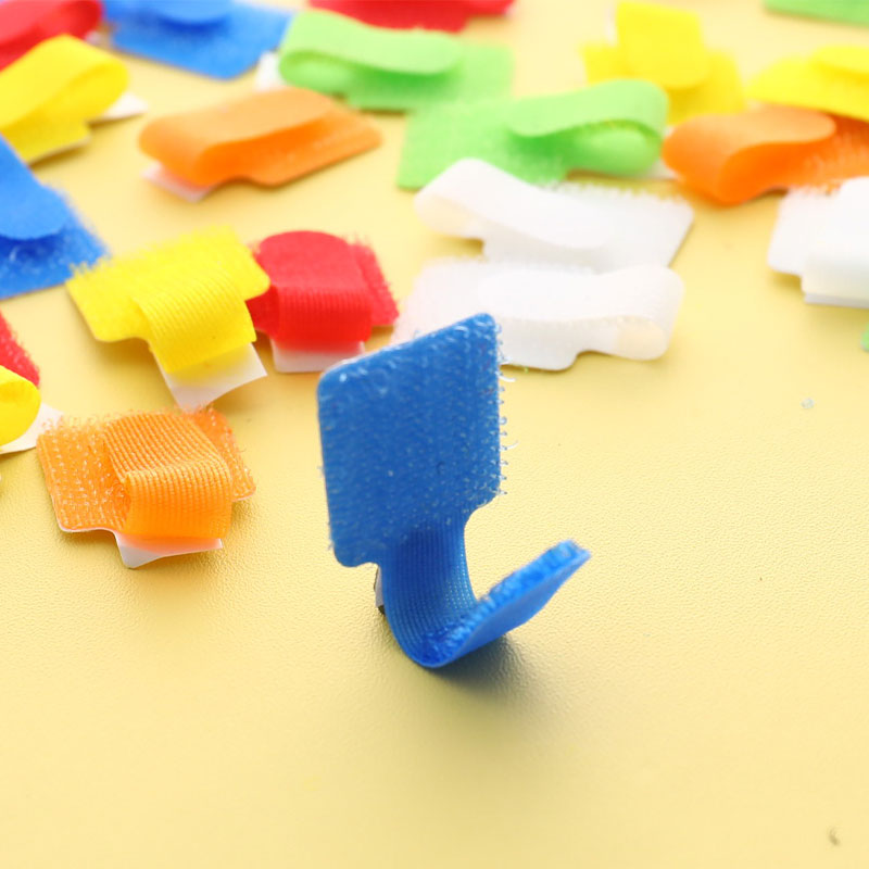 10pcs Velcro Wire Organizer Wire Organizer Reusable Wire Adhesive Loop Hook Nylon Strap Organizer Power Cable Ties