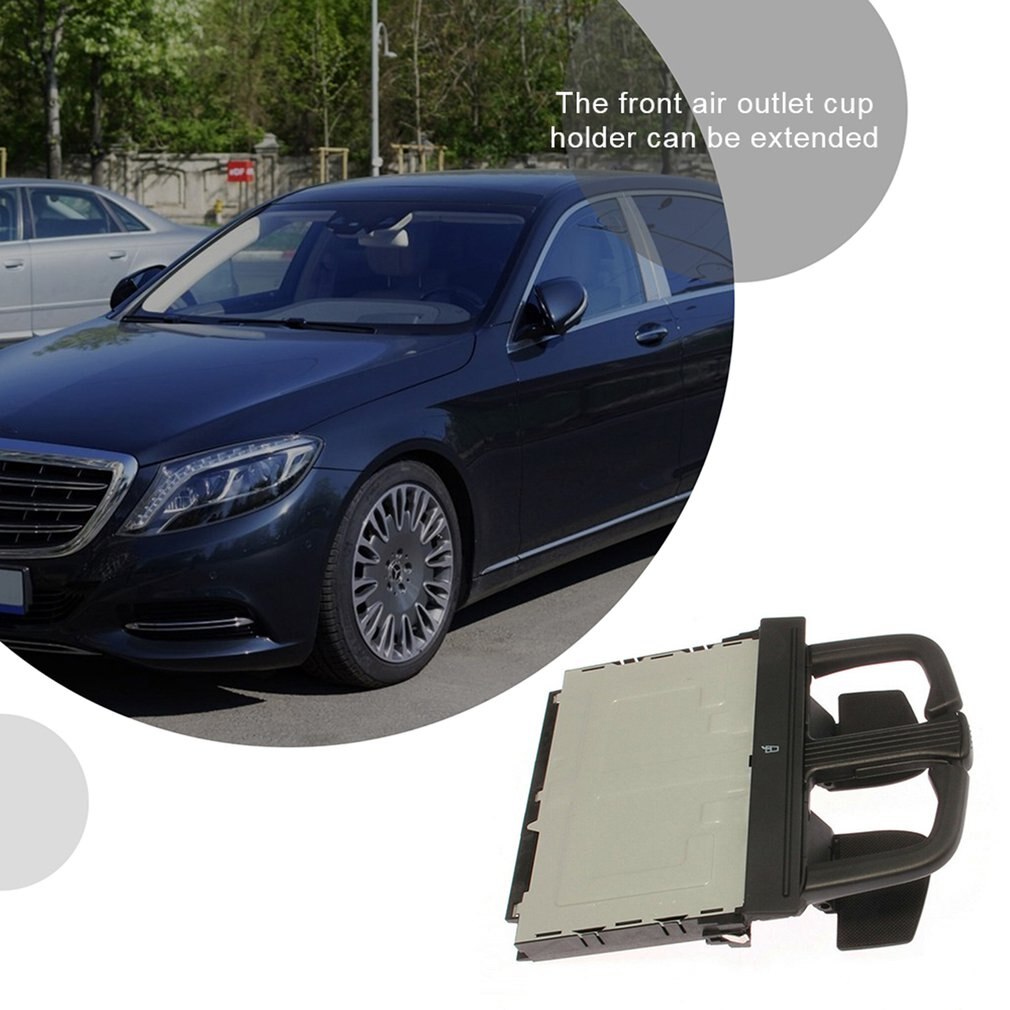 Black Front Folding Stretch Dash Cup Holder Fit For VW Jetta MK4 For Golf MK4 For Bora Stretchable Water Cup Holder