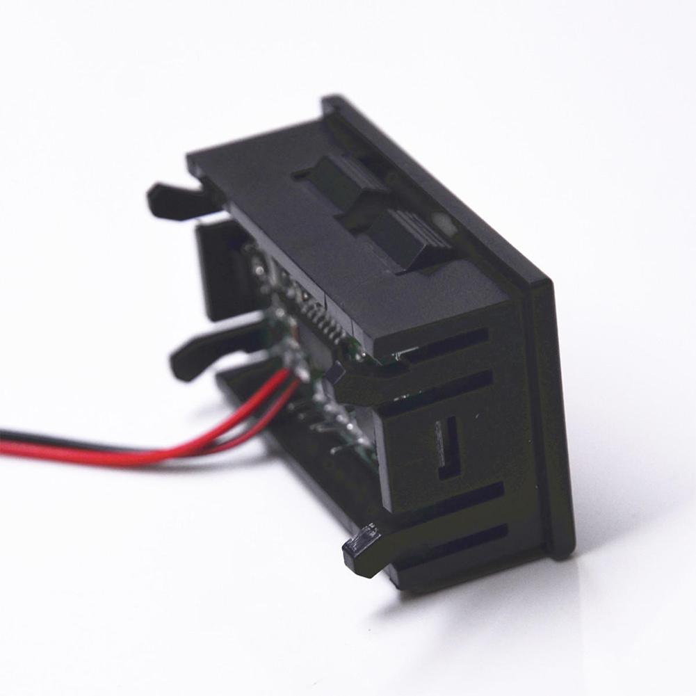 Auto LED Digital Anzeige Voltmeter Motorrad Spannung Messgerät Meter Tafel Blinkt Wasserdichte Warnleuchten Auto Zubehör 12 V