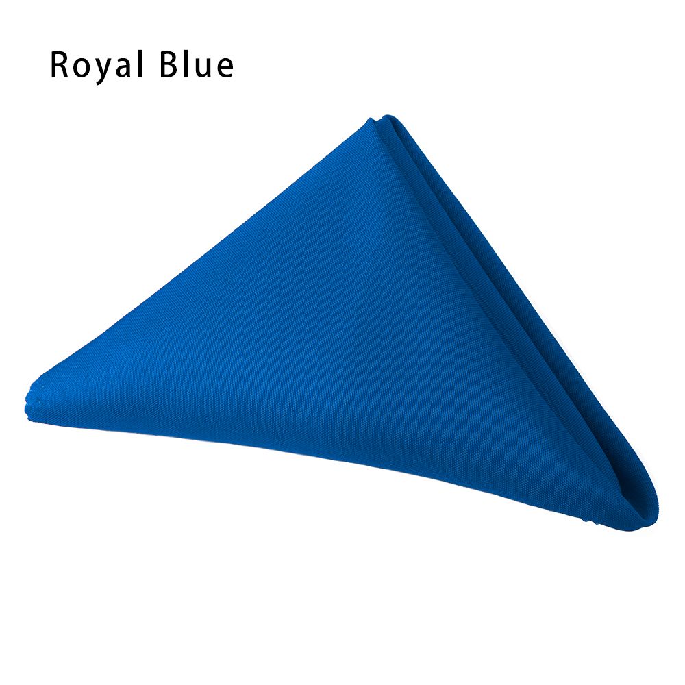 Tovaglioli per la cena rossi solidi: reale blu