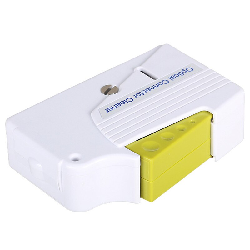 Optical Fiber Connector Cleaner Fiber Conector 550 Times Cassette Cleaner Cleaning Box Replace core: white