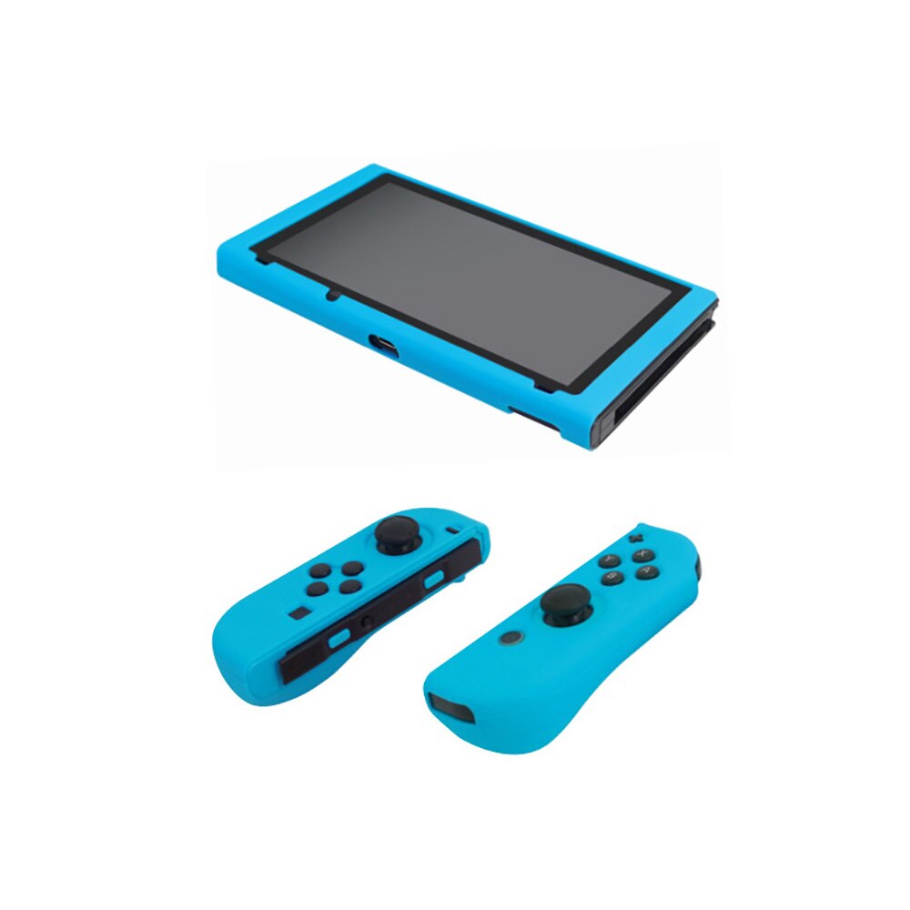 Silicon Case voor Nintendo Switch Consoles en Vreugde-Con Blue Protector Cover 1707