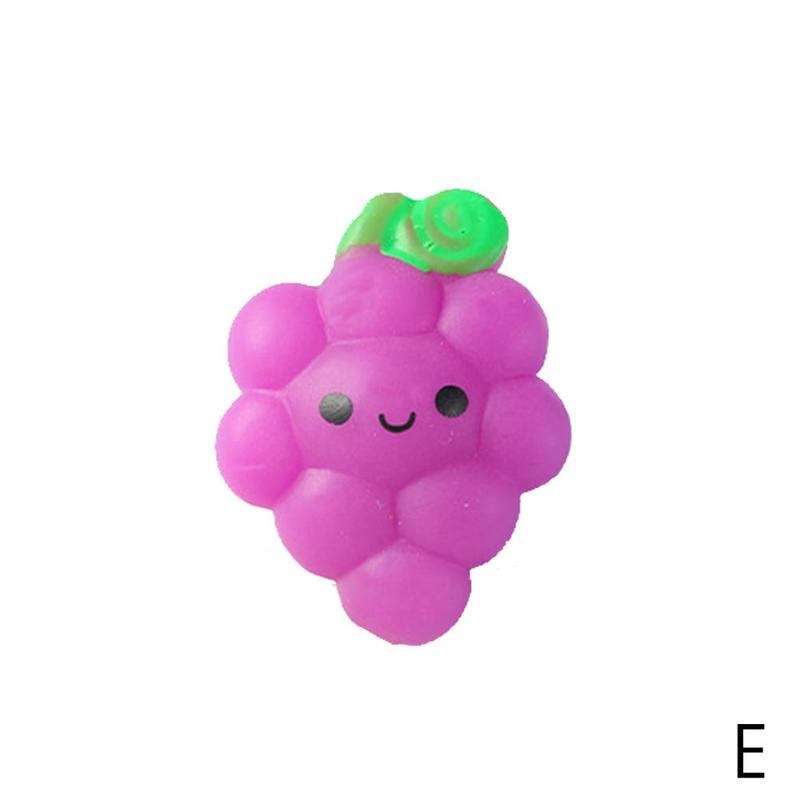Soft Silicone Avocado Squishy Fruit Package Peach Watermelon Banana Cake Squishies Slow Rising Squeeze Toy Antistress Toys: E