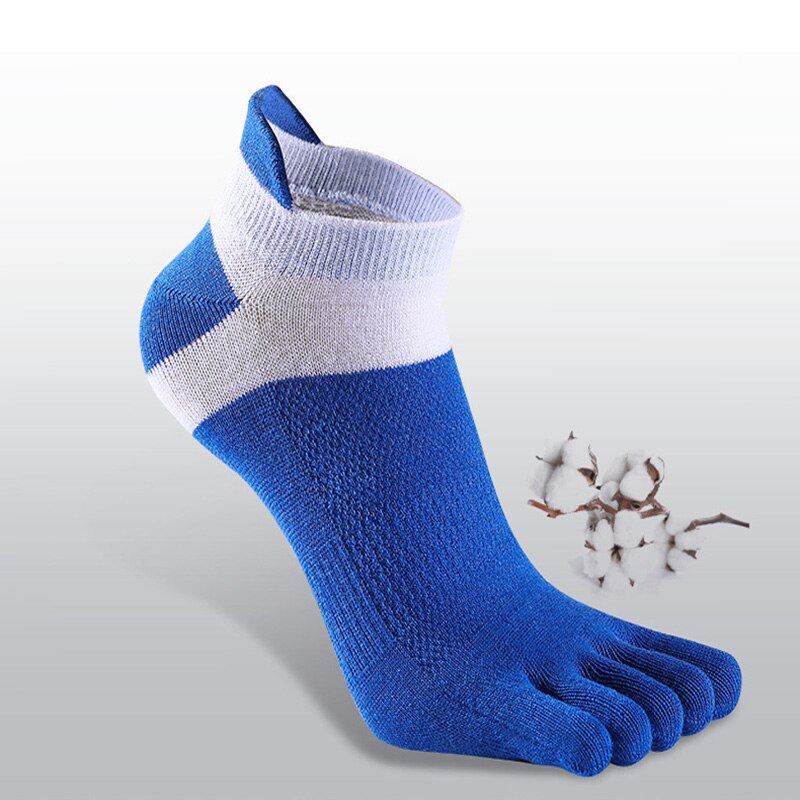 5 pares/lote verão meias masculinas de algodão cinco dedos meias curtas de alta qualidade