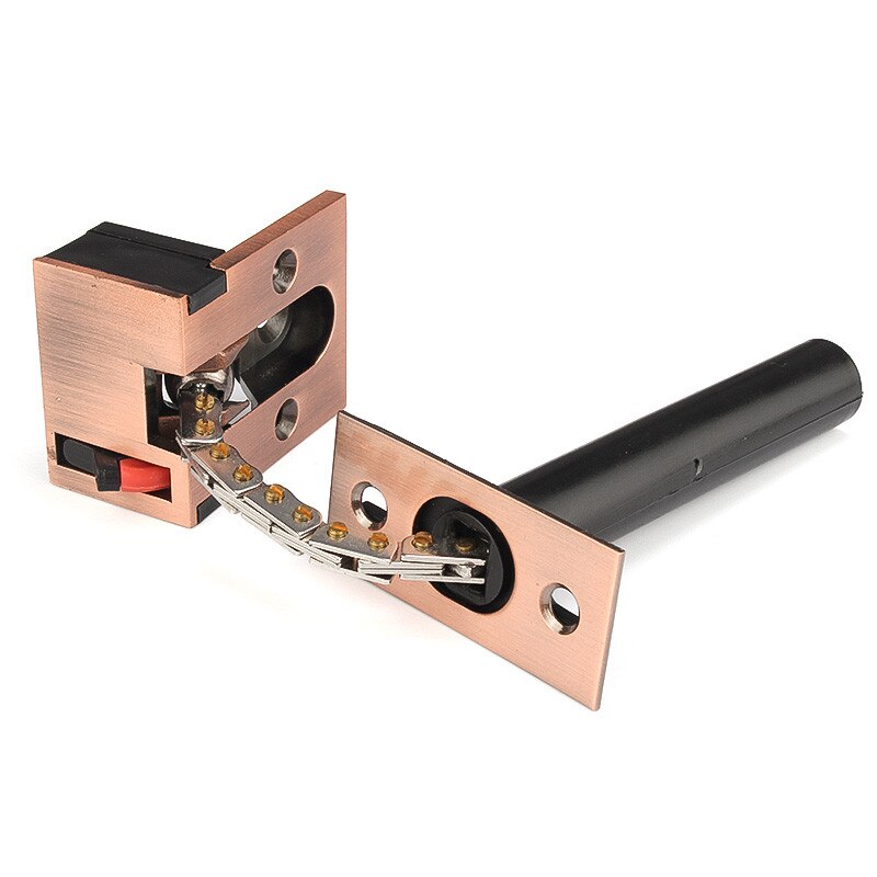 Verborgen Anti-Diefstal Slot Ketting Zinklegering Deur Bouten Deurslot Veiligheid Gesp Verborgen Kettingen Hotel Stealth Sloten Hardware fitting: E