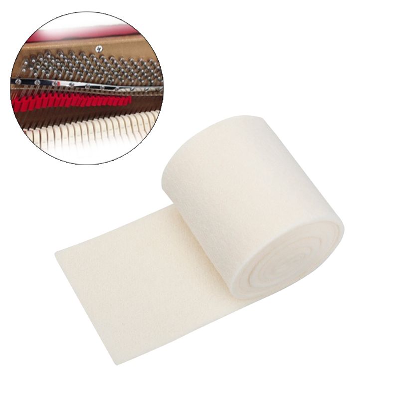 Piano Mute Katoen Piano Tuning Accessoires Piano Rail Uitlaat Mute Vilt G99D