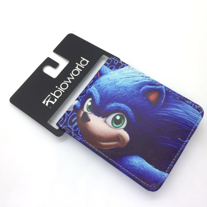 Sonic The Hedgehog bi-fold billetera tarjeta de crédito estuche protector monedero: 07