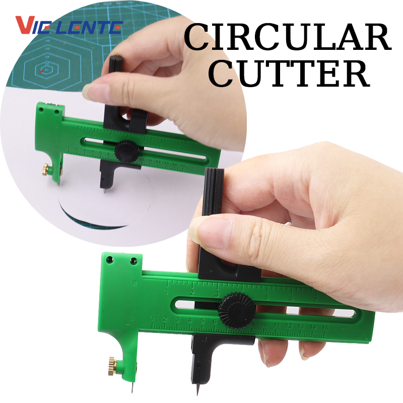 Adjustable Circular Cutting Tool Circle Cutter for Making Fabric Crafts DIY Scrapbook Art Craft Tool Circle Paper Cutter