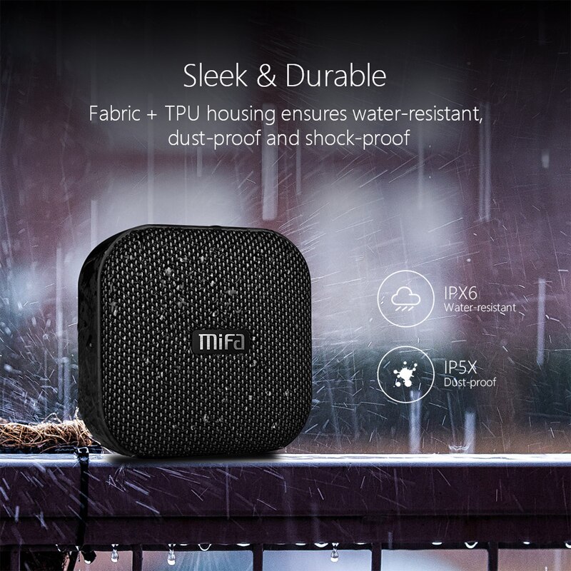 Mifa A1 Mini altavoz inalámbrico Portátil con Bluetooth a prueba de agua manos libres altavoces de música estéreo para teléfono al aire libre altavoces para camping