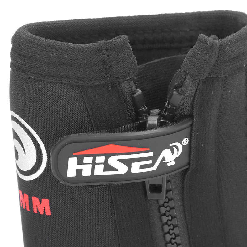 Scarpa da sub unisex da 5MM stivali da immersione in neoprene scarpe da acqua inverno a prova di freddo pinne alte superiori calde scarpe da pesca subacquea