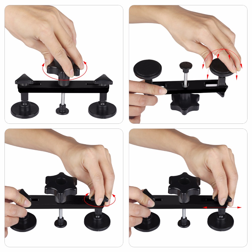 PDR Gereedschap Auto Deuk Reparatie Auto Reparatie Tool Auto Body Repair Kit Dent Puller Kit Trekken Brug Bijgewerkt