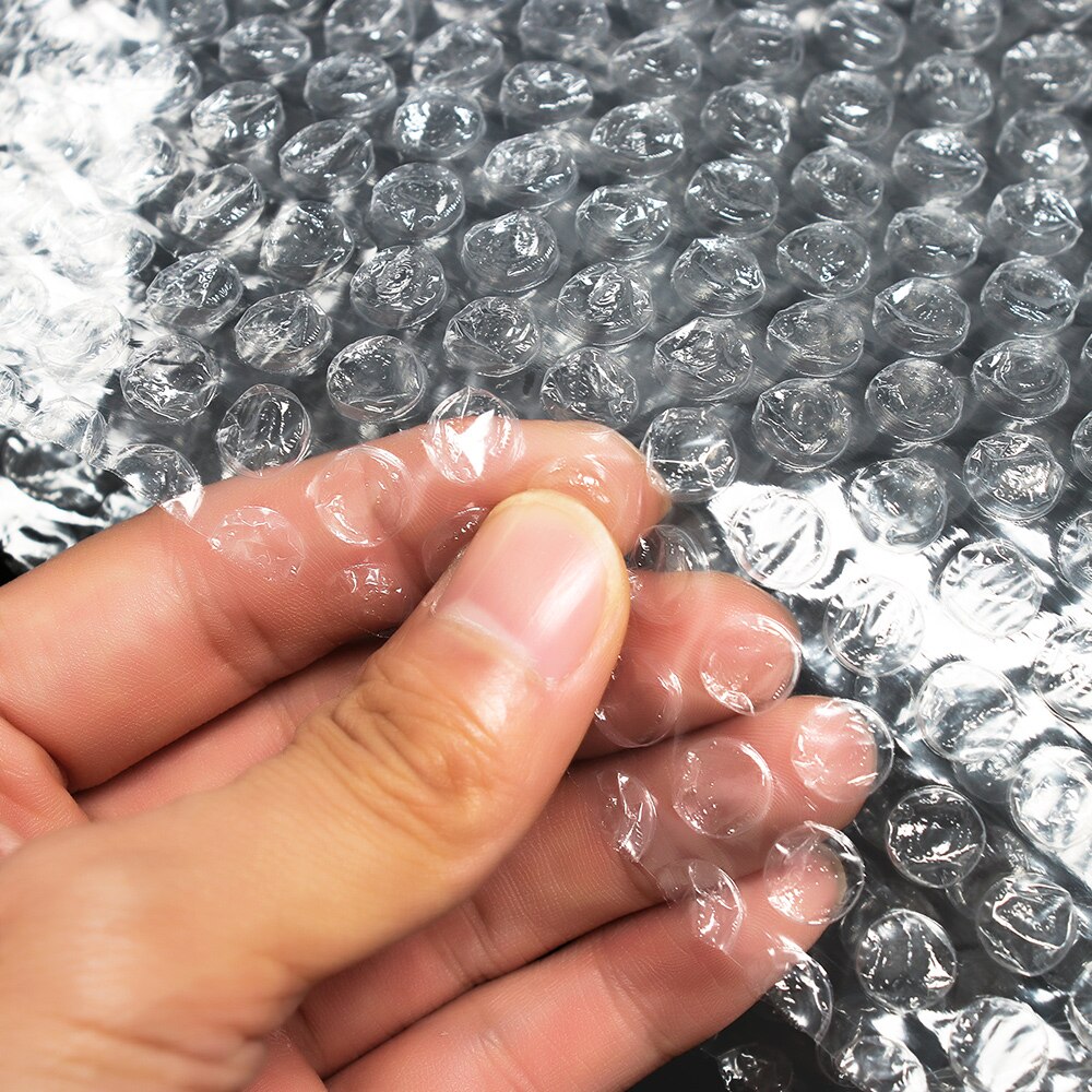 50 Stuks Plastic Beschermende Wrap Envelop Witte Bubble Foam Verpakking Zakken Pe Clear Bubble Tas Schokbestendige Tas Dubbele Film Demping