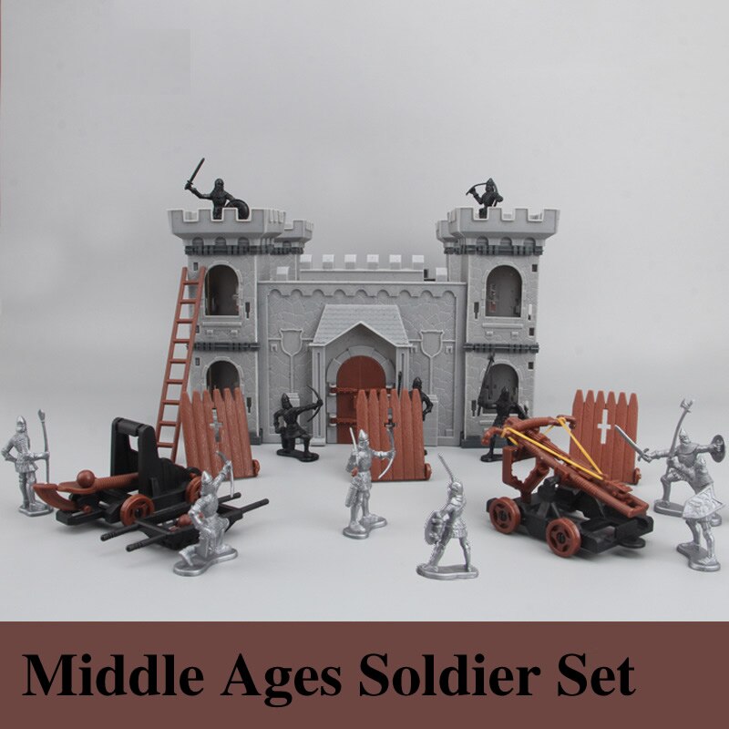 60 krigere i rom figurer model bygning mursten millitær soldat fgures drenge samling legetøj jul: Slot sæt