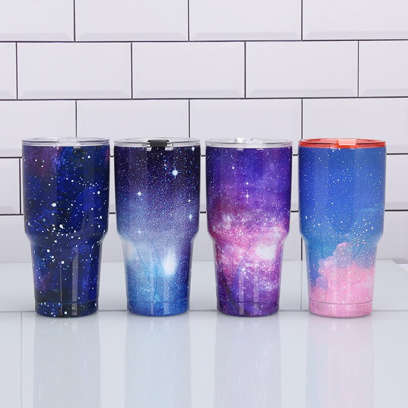 30oz Tumbler Food Grade Stainless Steel Double Wall Vacuum Insulated Coffee Cup With Lid Travel Mug Water Bottle