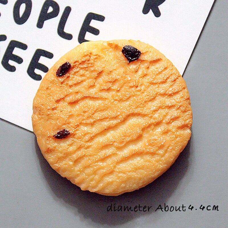 bionisch Lebensmittel Cookie Kühlschrank Magnet 3D Keks Kühlschrank magnetisch Aufkleber Foto Mauer niedlich Heimat Dekoration: Cranberry Kekse