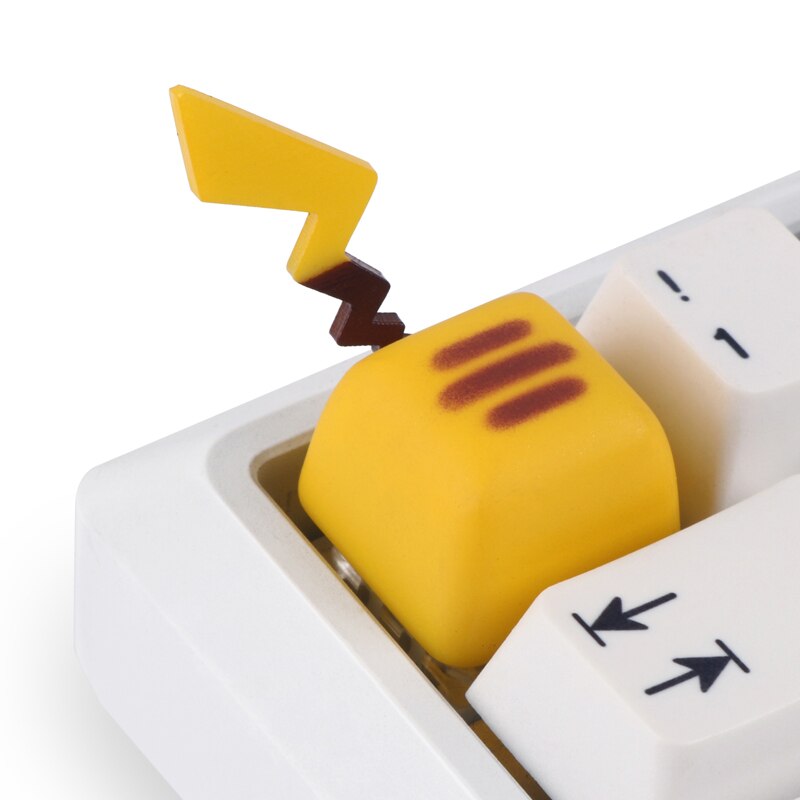 Mechanical keyboard key opening cap pocket goblin Magic Baby bikachu switch hat: Pikachu