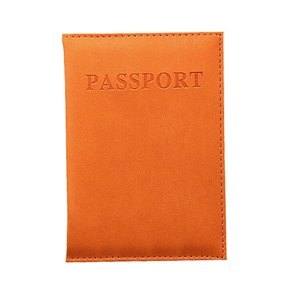 Cover Travel Passport Cover Card Case Women Men Travel Credit Card Holder Travel ID&Document Passport Holder1.137: Orange