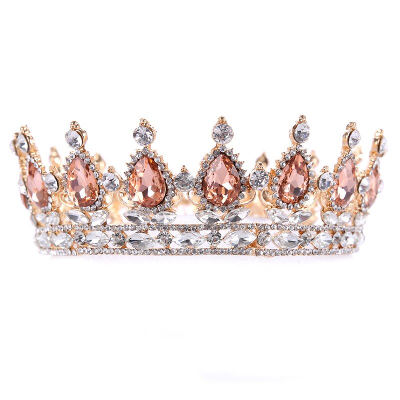 Wunderschöne hellviolette kristalltiaras und -kronen für damen, brautkrone, diadem, hochzeitsschmuck, haarschmuck für die hochzeit: Sekt