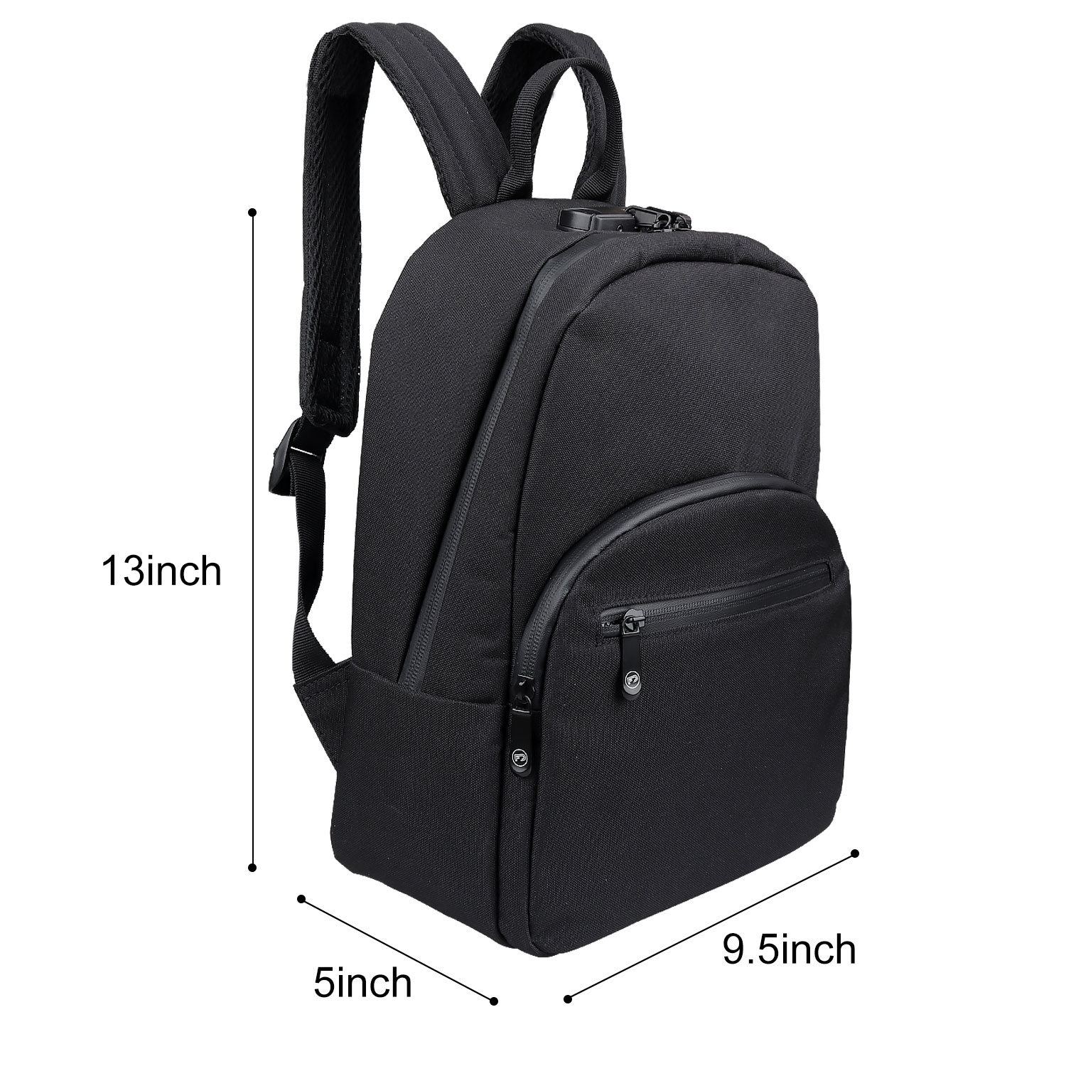 FIREDOG-Mini mochila a prueba de olores con cerradura para hombre y mujer, bolsa de almacenamiento de viaje, a prueba de olores