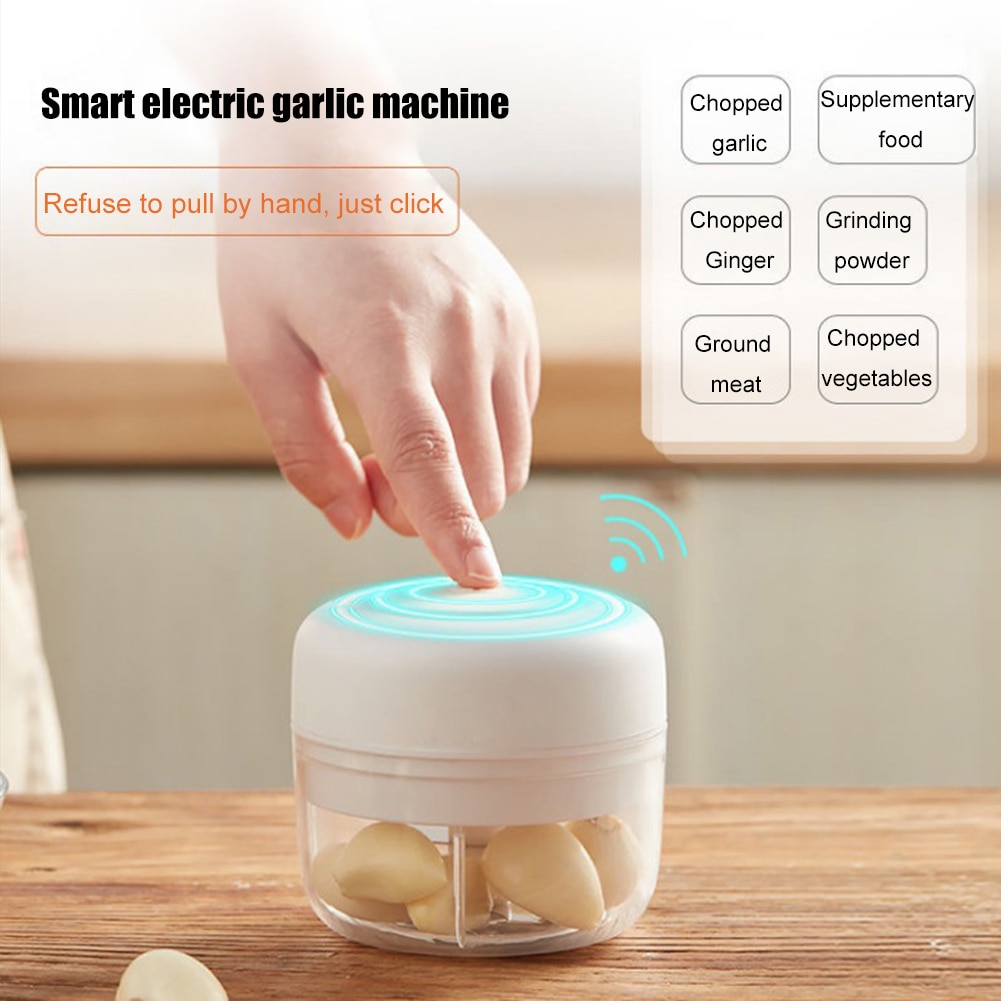Electric Fruit Vegetable Cutter Shredder Kitchen Chopper Ginger Garlic Crusher Dry Food Powder Tools Kitchen Cooking Gadgets