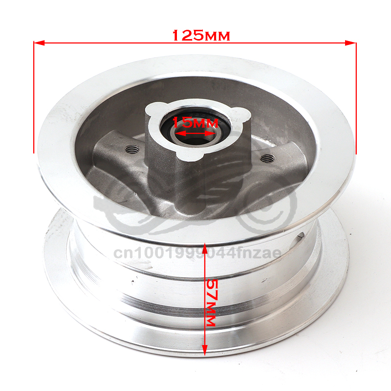 Split Rims 4 Inch Alloy Wheels Fit for Electric Scooter Tricycle Scooter 2.80/2.50-4 Tire Accessories