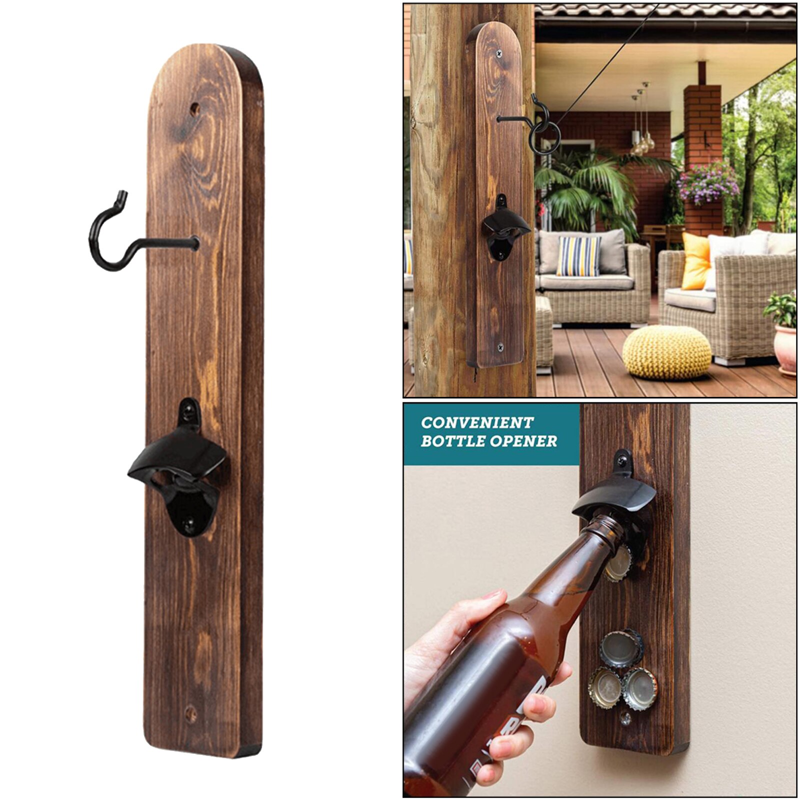 Spielen Zug Haken und Ring Spiel mit Flasche Öffner und Magnetische Kappe Fangen, Einfach zu Installieren, entwickeln Motor- Fähigkeiten