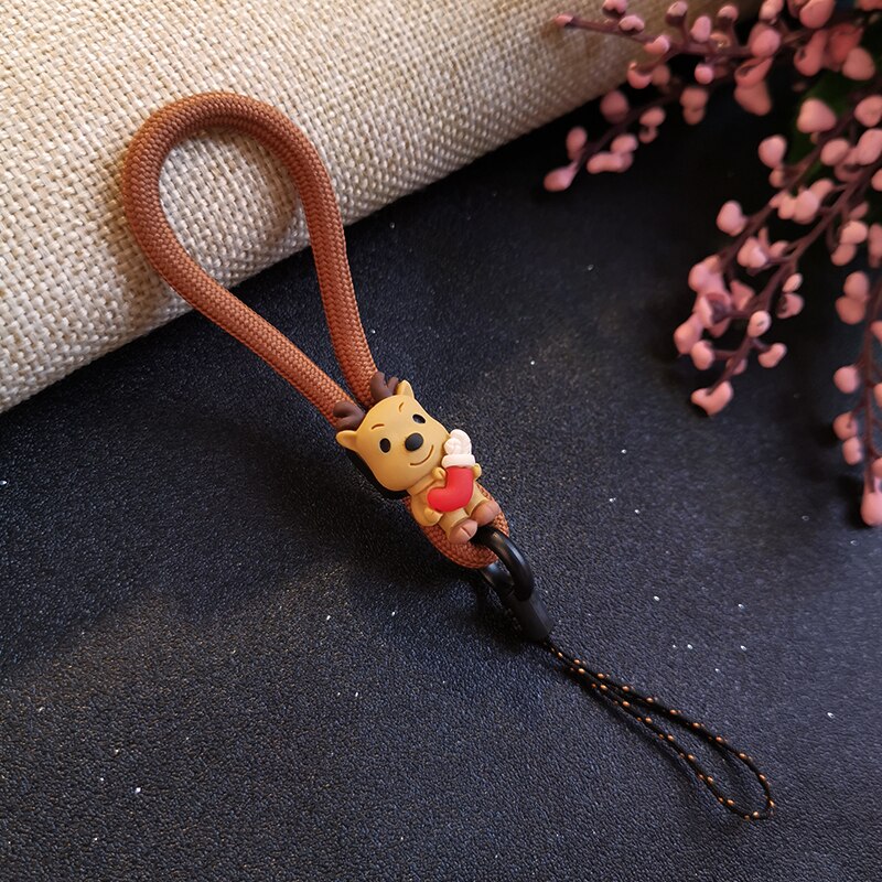 Mobile phone Santa Claus&#39;s Day ornaments cartoon cute hand-woven strong and durable mobile phone shell lanyard: 06