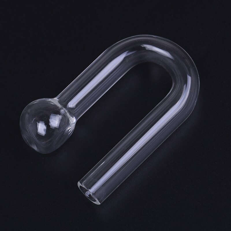 Alta qualidade 4 estilos em forma de u tubo de vidro durável aquário co2 difusor válvula de verificação do tanque de peixes tubo vidro borosilicato 1pc