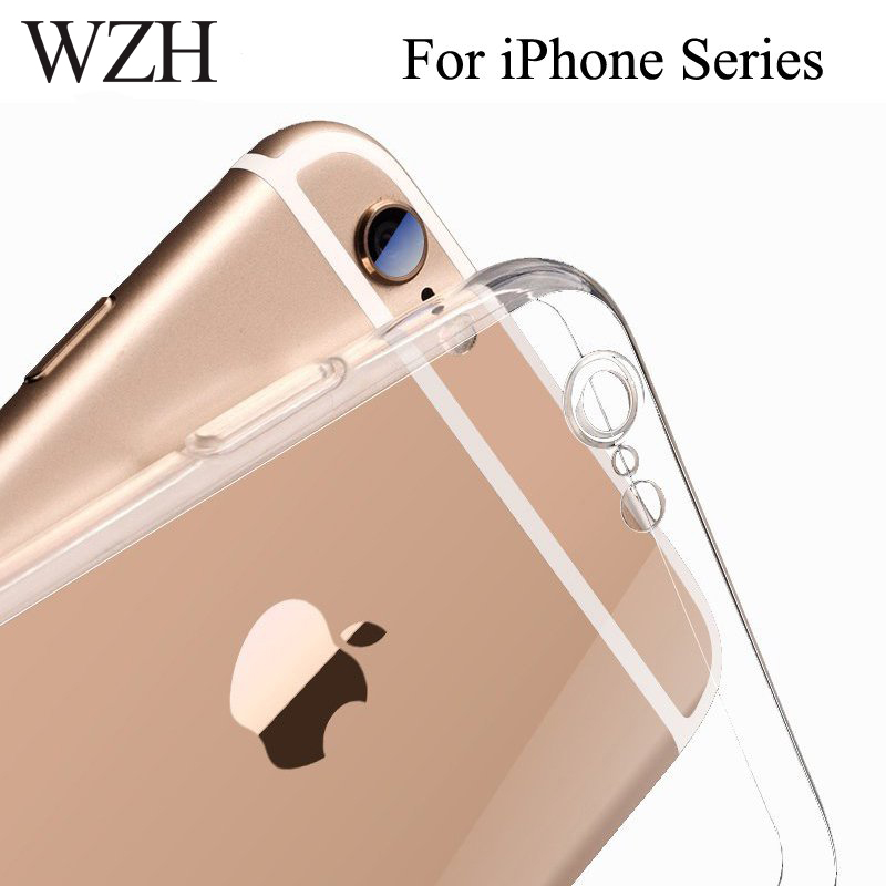 Voor iPhone 7 Case Beschermen Camera Telefoon Gevallen op iPhone 6 8 5 5 s X XS XR TPU Case transparante Achterkant Voor iPhone 8 6 s 7 Plus