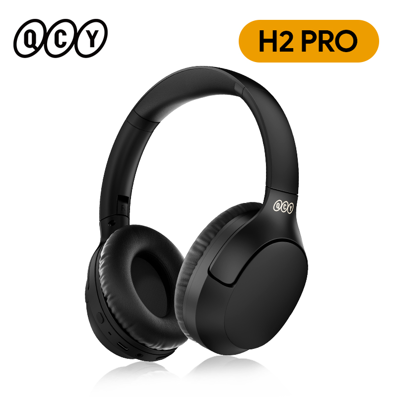 Słuchawki bezprzewodowe QCY H2 Pro Bluetooth 5.3 Tryb BASS Stereofoniczny zestaw słuchawkowy HIFI 3D 70 godzin odtwarzania na uchu Słuchawki douszne do gier: Czerwony
