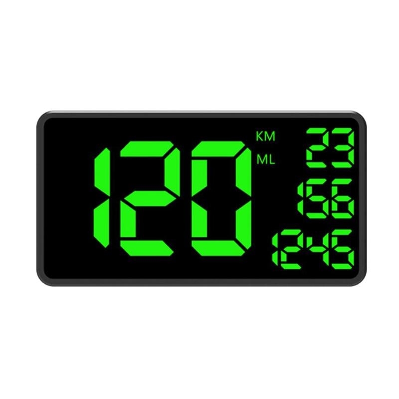 VODOOL C1090 GPS velocímetro Hud Display KM/h MPH coche HUD Head Up Display C60 C80 C90 pantalla grande velocímetro advertencia de sobrevelocidad