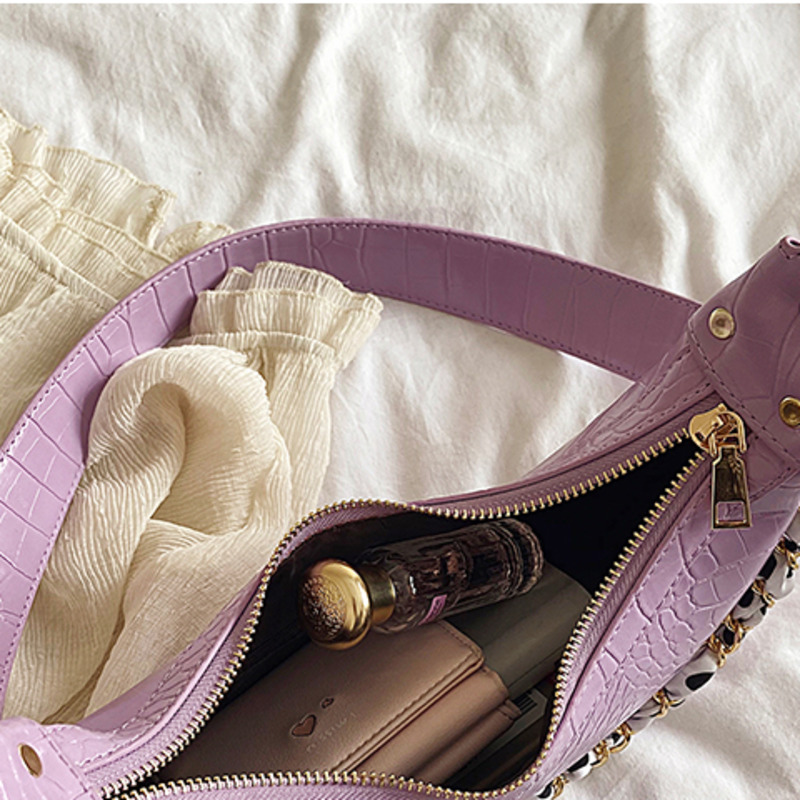 [BXX] Crocodile modèle PU cuir sacs à bandoulière pour les femmes sacs à main femme voyage de luxe chaîne sac HM289