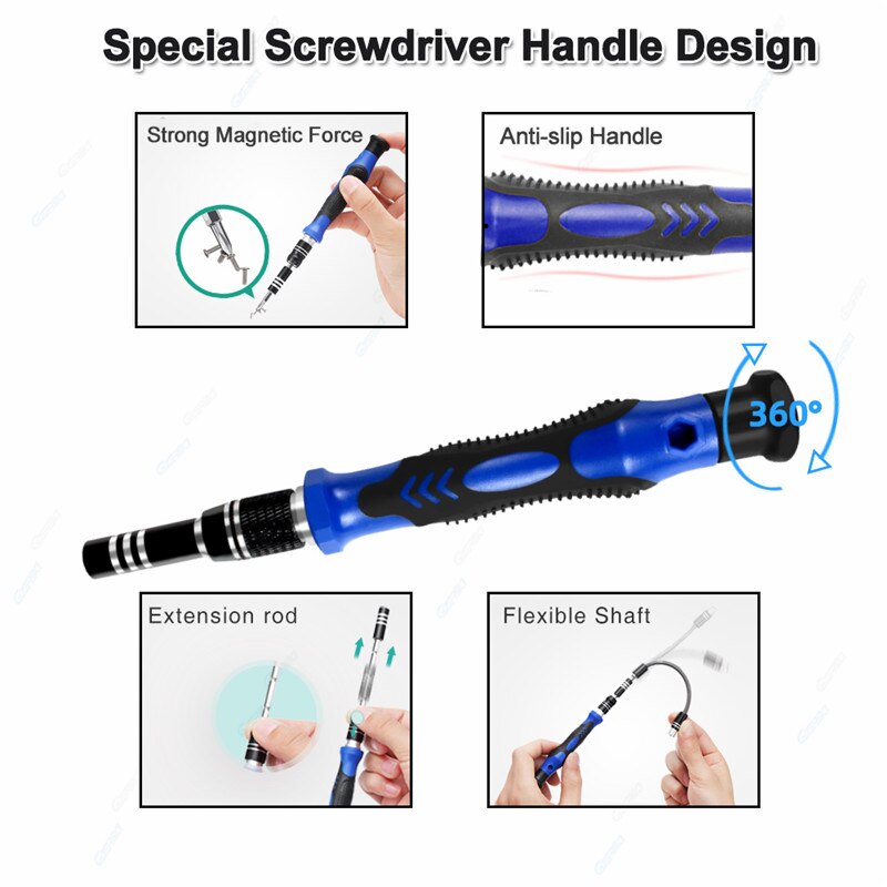 Cell Phones Repair Tool Sets 80 in 1 Precision Screwdriver Kit For iPhone iPad Samsung Laptop Smartphones Repair