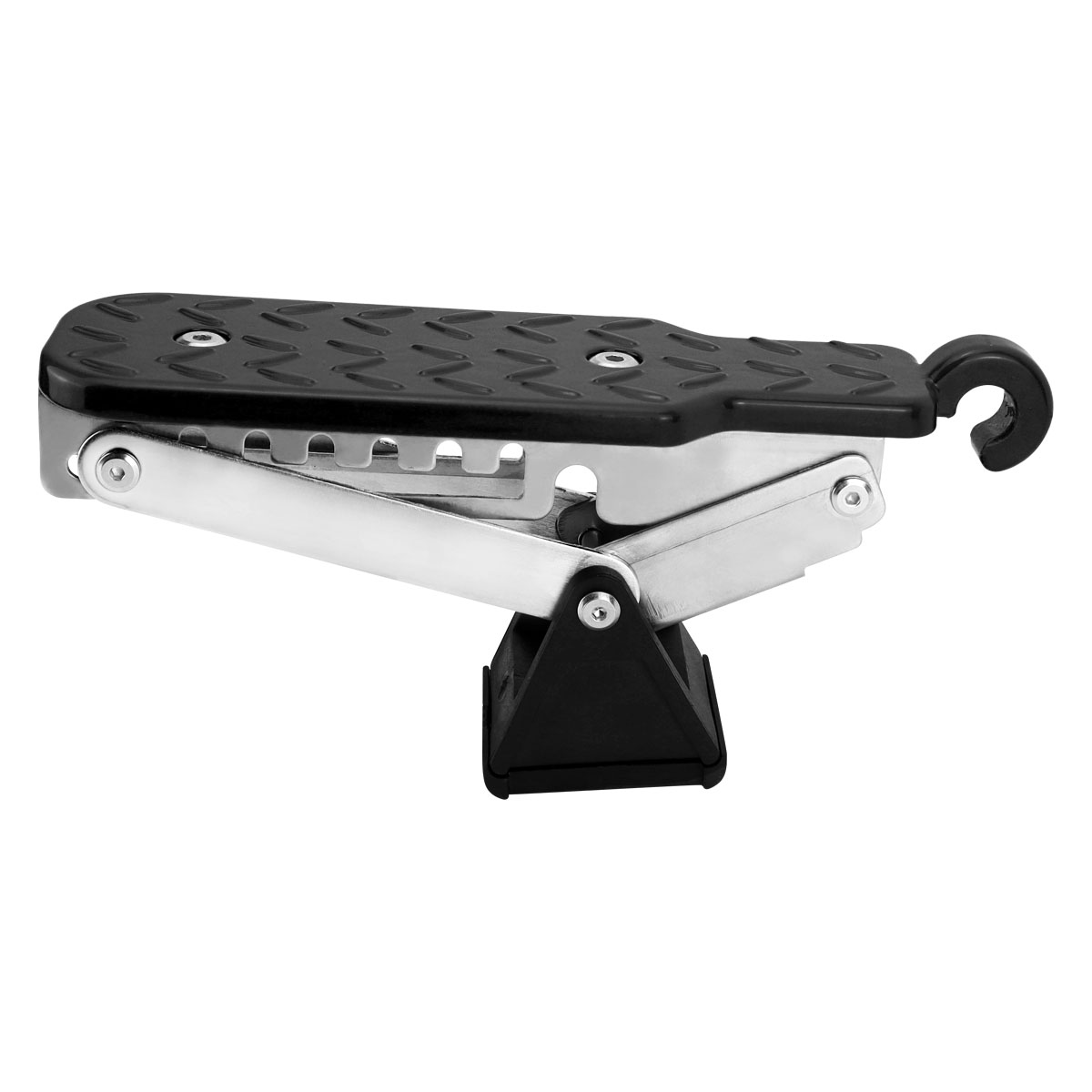 Universal Fit Car Door Step Both Feet Stand Pedal Ladder Car Roof Access Car Step Hook 7 Gear Adjustable Roof Access Cars SUVs