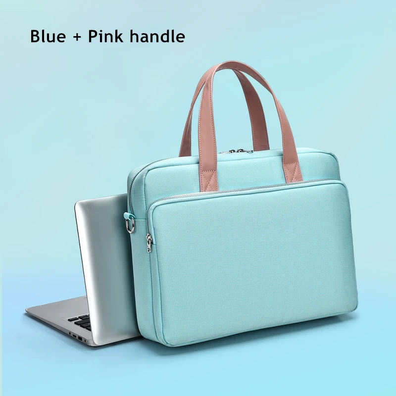 Stødsikker messenger laptop taske 14,15,16 tommer, håndtaske dokumentmappe mand dame skuldertaske til macbook notebook tablet pc taske