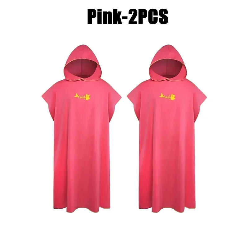 Surfponcho, umkleidehandtuch mit kapuze, mikrofaser-stranddecke, badetuch, schwimmhandtuch, neoprenanzug, strandponcho für erwachsene: Gold